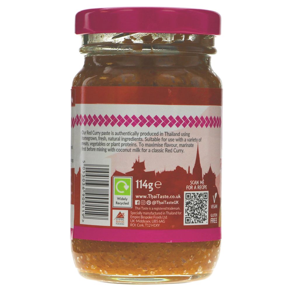 Thai taste red curry hot sale paste