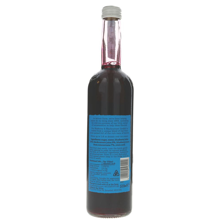 Cordial, Blueberry & Blackcurrant