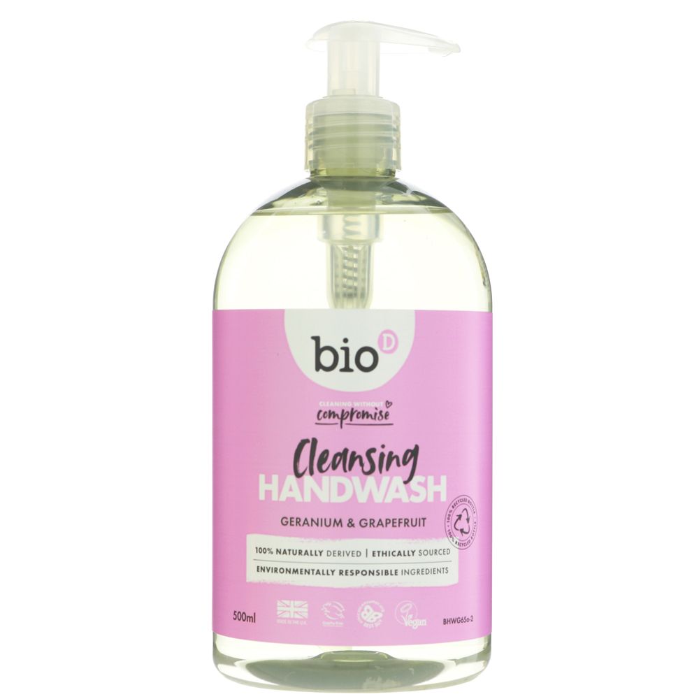 Handwash, Bio D, Geranium & Grapefruit