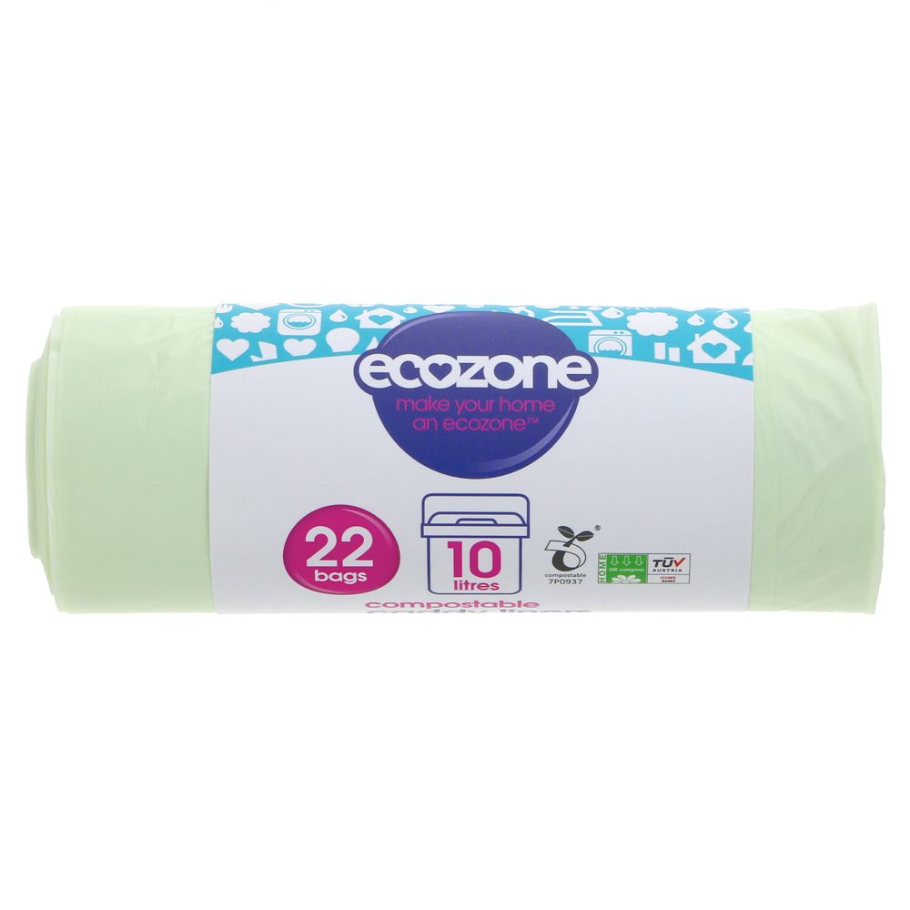 A roll of Ecozone bin caddy liners