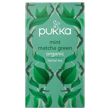 Made with organic field mint, spearmint and a surge of smooth sencha, lifted by matcha. Organic