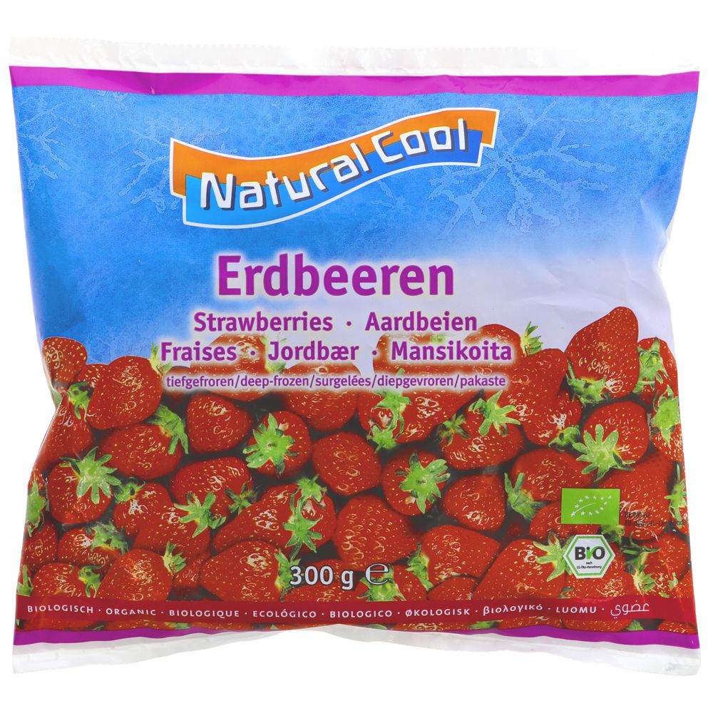 bag of frozen strawberries