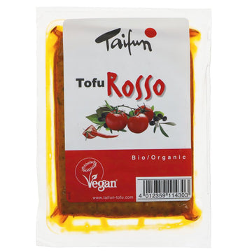 This Italian tofu speciality was once the hit of the year of the Biofach and is one of our most popular products to date. A fruity-fresh taste, ideal for Mediterranean cooking. Enjoy cold with bread, in salads or marinated in olive oil. Pan-fry with pasta, rice or potatoes.