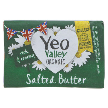 Butter, Slightly Salted, Yeo Valley Organic 200g